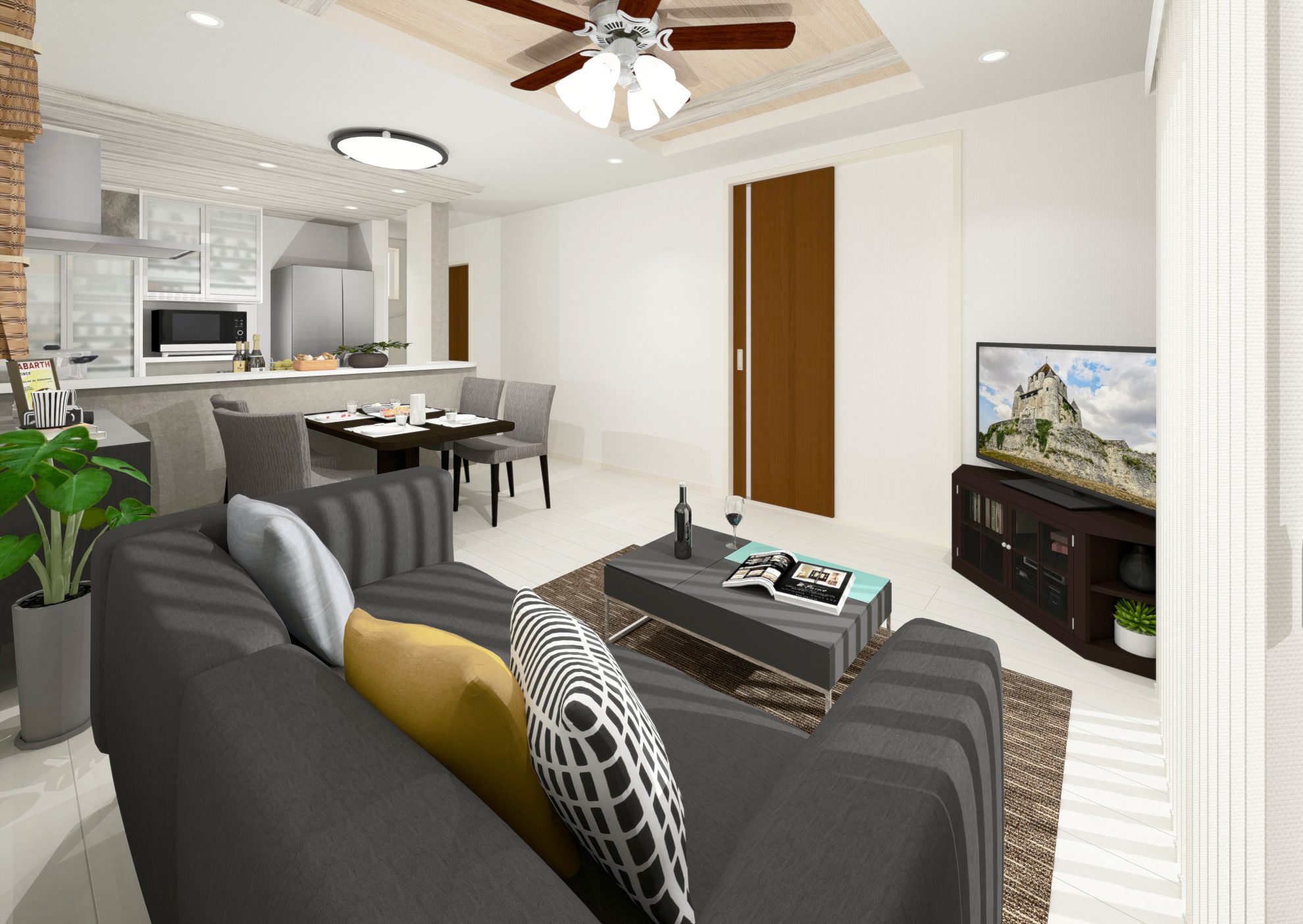 Interior Perspective（Living room）
