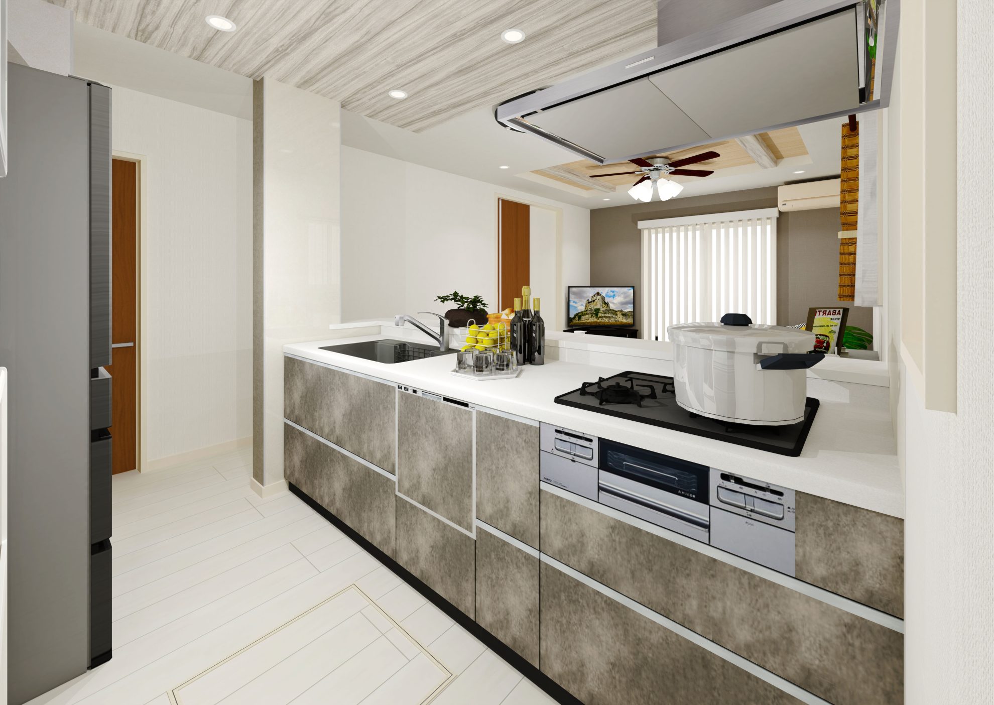 Interior Perspective（Kitchen）